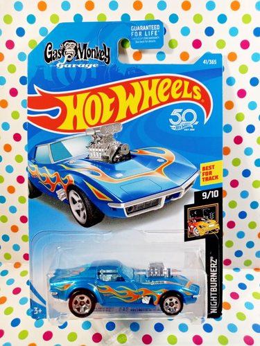 HOT WHEELS NIGHTBURNZ '68 CORVETTE GAS MONKEY GARAGE NEU B4