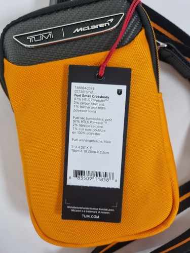 Bandolera pequeña TUMI x McLaren Fuel - naranja, (18 x 10,75 x 2,5 cm) - Imagen 2 de 4