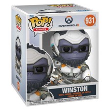 Funko Pop Games Super Overwatch 2 Winston Vinyl  Figure Ages 3 Years and Up