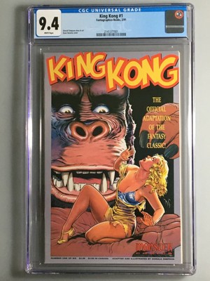 King Kong 1 - CGC 9.4 - HTF - Iconic Movie Book - Godzilla ...