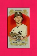 2021 Topps Allen & Ginter Mini Chrome Orange Ref. #298 Yasmani Grandal 05/25