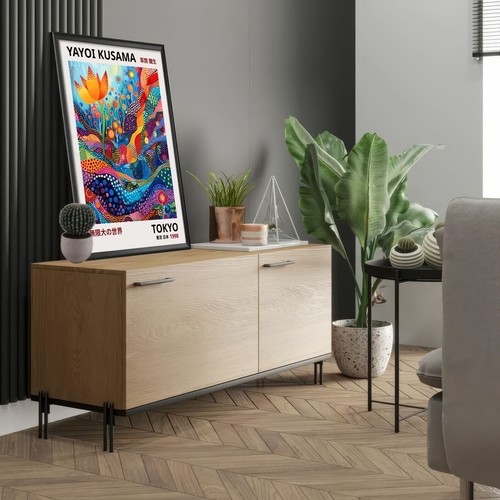 Impresión Yayoi Kusama, póster Yayoi Kusama, arte japonés, póster de exposición (16b) - Imagen 4 de 8