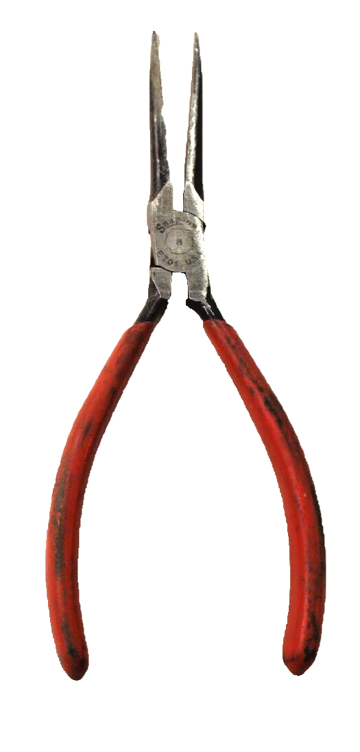 Snap-On E701 Red Handle Needlepoint Spring Handle Pliers 6.5