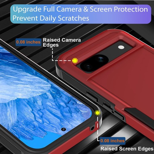 For Google Pixel 9A 8A 7 Pro 7 6A Case Phone Cover Shockproof +Tempered Glass - Picture 24 of 42