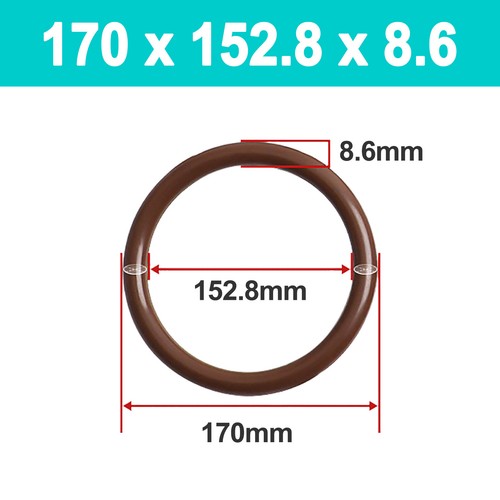 Fluorine Rubber FKM O-Rings Seals Cross Section 8.6mm, OD 50~700mm oring Sealing - Picture 46 of 131