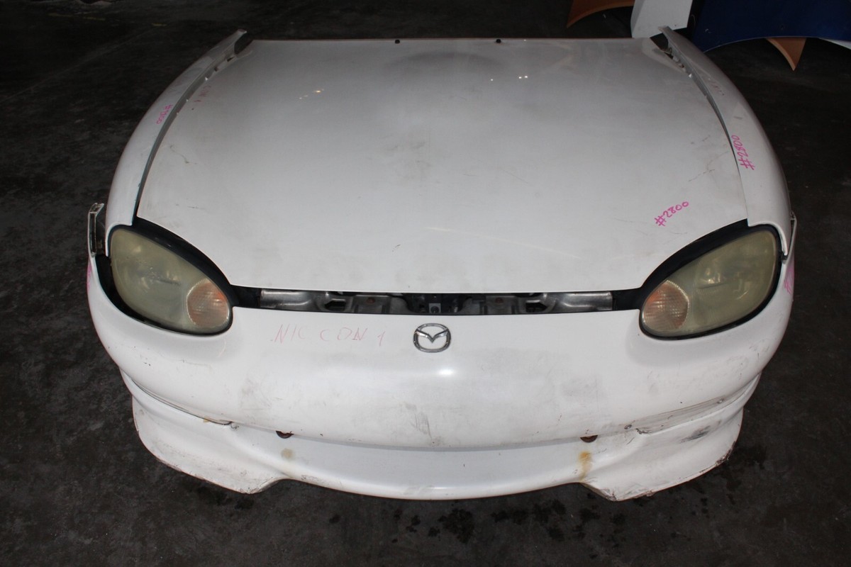 Mazda Miata Front End Hood Bumper 98-05 JDM NB1/NB2 White