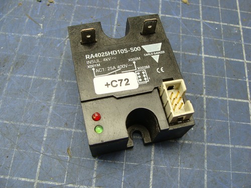 CARLO GAVAZZI SOLID STATE RELAY RA4025HD10S-S00 25A 400V - Picture 1 of 6