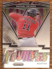 2021 Panini Prizm Fearless Rafael Devers Boston Red Sox