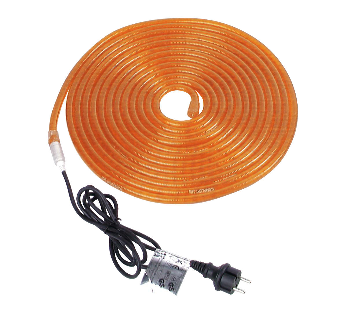 РЕЗИНОВЫЙ СВЕТИЛЬНИК Eurolite RUBBERLIGHT RL1-230V оранжевый, 5 м, класс защиты IP44 Deko