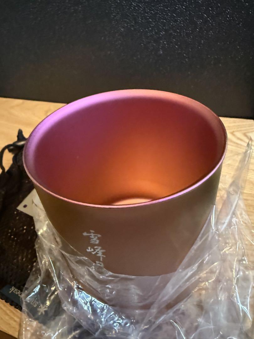  Peak LANDSTATION 东京  Peak H450 Snow Peak Titanium Stacking Mug H450 LAND STATION TOKYO NEW