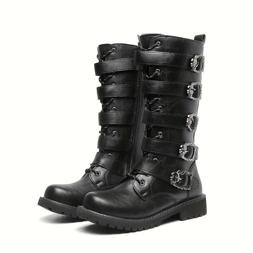 Anti-Skid High-Top Motorcycle Boots