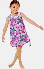 Lilly Pulitzer NWT Girls Little Lilly Classic Shift Hibiss Kiss Size 5,7