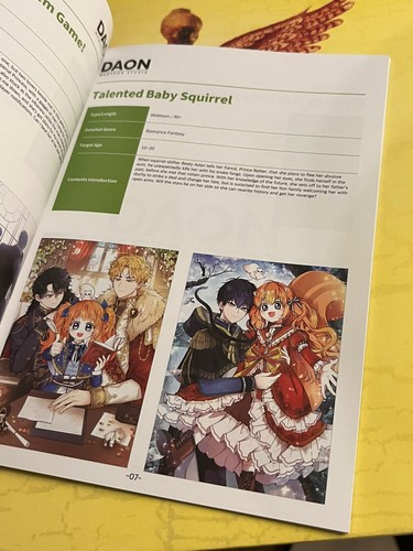 NYCC 2023 DA0N The Viridescent Tiara Anime Manga Promo exklusives Buch K-Comics - Bild 3 von 4