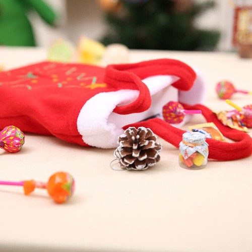5 Stück Weihnachtsgeschenktüten süße Weihnachtsmannhose Christbaumschmuck Bonbontüte - Bild 5 von 15