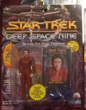 Star Trek Deep Space Nine Major Kira Nerys Action Figure and Trading Card 1993