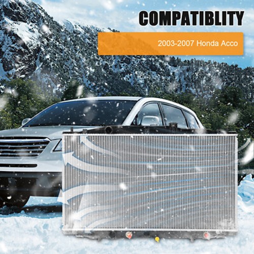 Aluminum Radiator For 2003-07 Honda Accord 2-Door LX Sedan 4-Door 2.4L RAD2797 - Picture 6 of 9