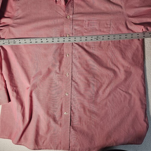 Stafford Performance The Super Hemd Herren Größe 17,5 34 35 Classic Fit rot gestreift - Bild 6 von 10