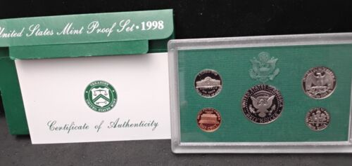 1998 U.S. PROOF SET - ORIGINAL BOX -K1 - Picture 2 of 2