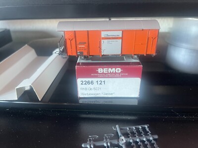 BEMO   2266 121   (Spur H0m)   gedeckter Güterwagen  Gb 5021  NEU + OVP