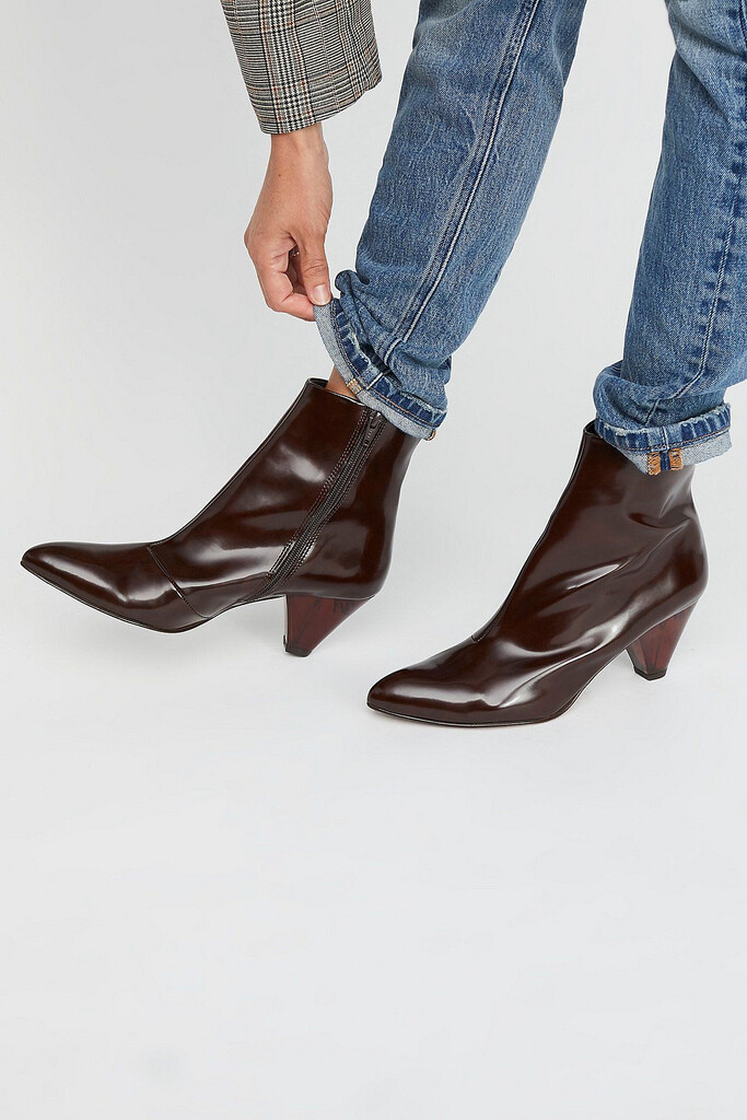 Free People Mujer botas Taco aspecto OB738352 Marrón Puntiagudo Talla Free People Mujer botas Taco aspecto OB738352 Marrón Puntiagudo Talla