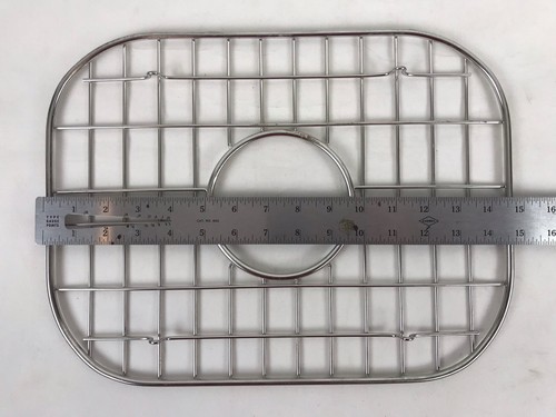  Protector de fregadero de acero inoxidable rejilla inferior estante de cocina 11" X 14,5" (#HD35) - Imagen 5 de 5
