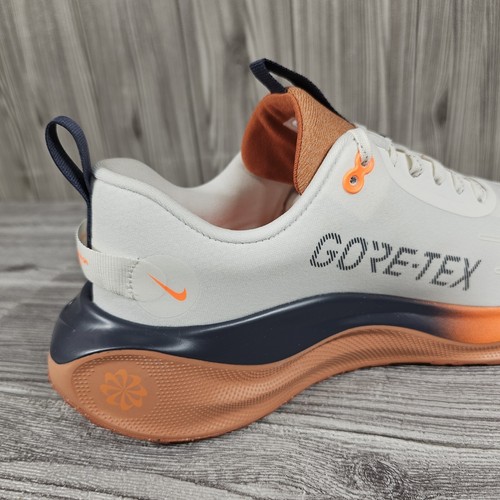 Nike ReactX Infinity Run 4 Gore-Tex Bianco Arancione Navy - FB2204-100 - Uomo Taglia 8 - Foto 7 di 17