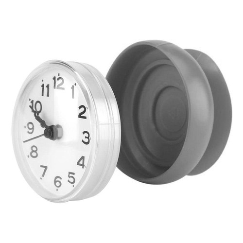 Ducha Baño Baño Cocina Silicona Reloj de Pared con Taza Impermeable Bonito - Imagen 9 de 15
