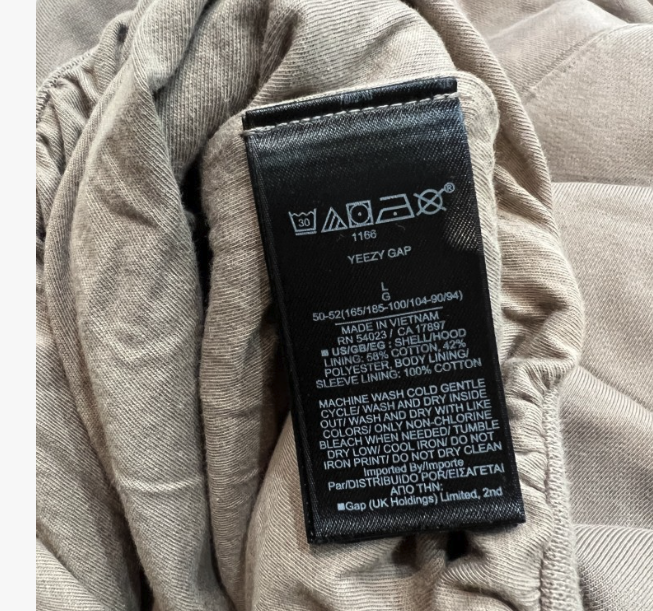 Yeezy Gap Engineered By Balenciaga Dove Shrunken Hoodie Yeezy Gap Engineered By Balenciaga Dove Shrunken Hoodie