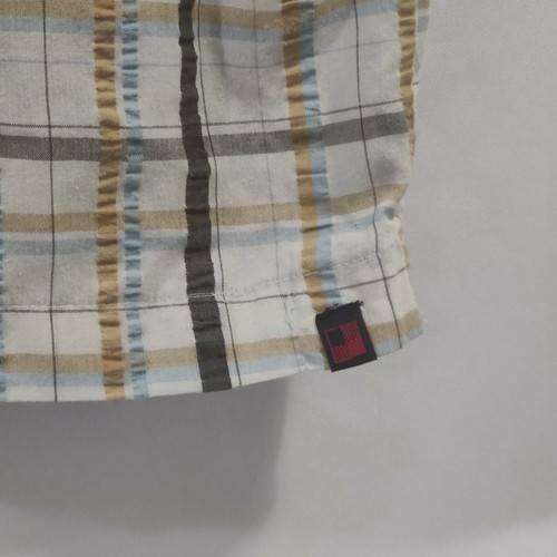 Woolrich Button Down Mens XL Plaid Multicolor Short Sleeve  - Picture 3 of 6