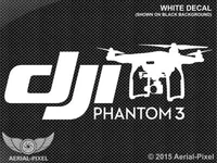 DJI Phantom 3 Window / Case Decal Sticker Quadcopter Vision Inspire 1 UAV Drone
