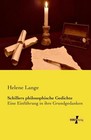 Schillers philosophische Gedichte von Helene Lange (2014, Taschenbuch)