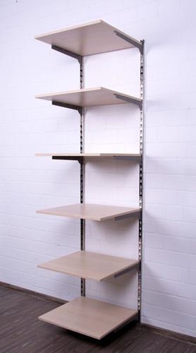 Wandregal begehbarer Kleiderschrank Rückwandsystem Kleiderständer Regal 62,5 cm - Bild 3 von 7
