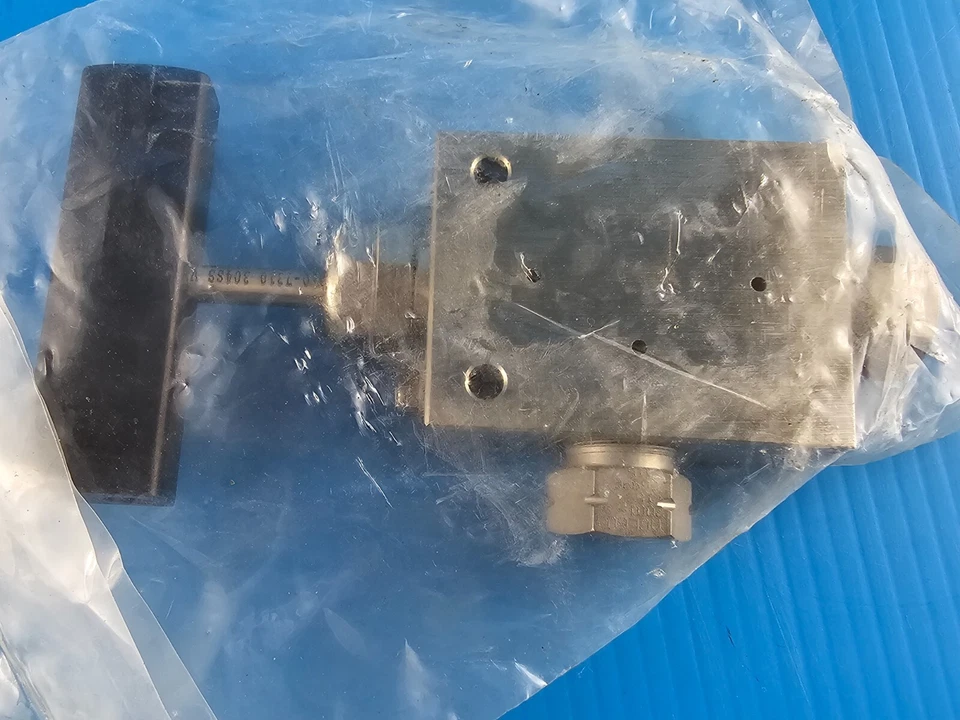 Válvula de aguja SS de alta presión Parker autoclave 60VM6072 SELLADA, tubo de 3/8" Foto 4 de 4