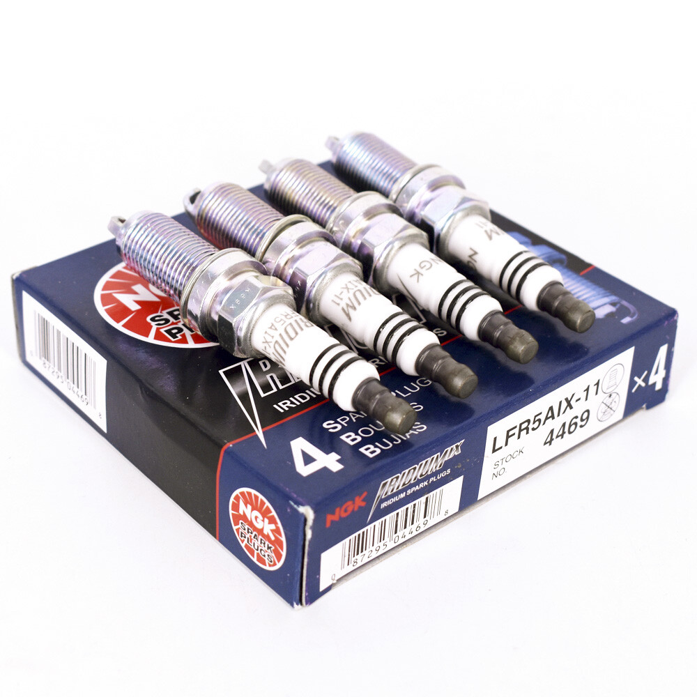 4 x NGK 4469 Iridium IX Spark Plugs LFR5AIX11 For Hyundai Nissan ...