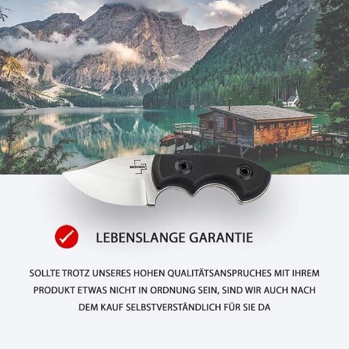Böker Plus Lofos Outdoor Messer Feststehend Kydex Gürtelclip D2 G10 ✔️ 02BO096 - Bild 4 von 18