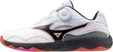 MIZUNO Table Tennis Shoes WAVE MEDAL SP5 81GA2412 White Black Red US8 26cm