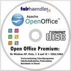 Open Office PREMIUM | CD-Rom for Windows 11, 10, 8, XP | 64+32-Bit | 5-in-1!