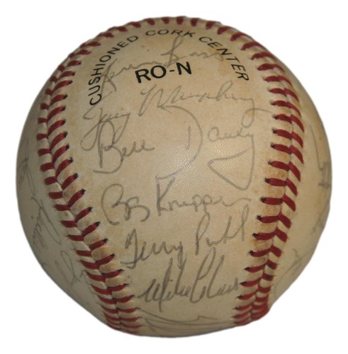 1984 Houston Astros Team Signed Baseball 26 Sigs Nolan Ryan - Imagen 3 de 6