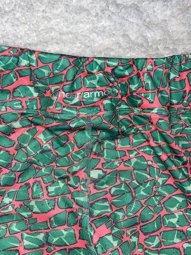 Under Armour girls sz. L multicolor Pink & Green crop sport pants. Cute, great - Picture 9 of 11