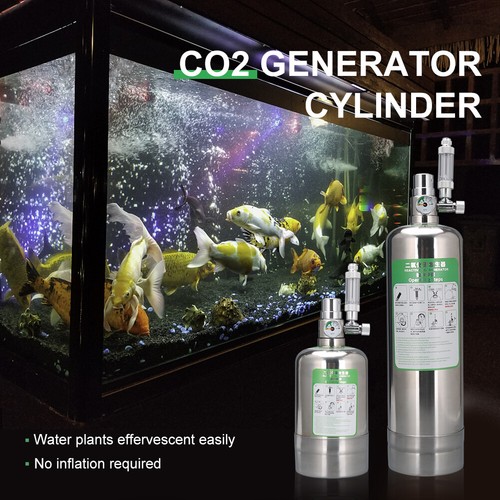 1L Carbon Dioxide Reactor Aquarium DIY CO2 Cylinder Generator System Kit - Bild 5 von 10