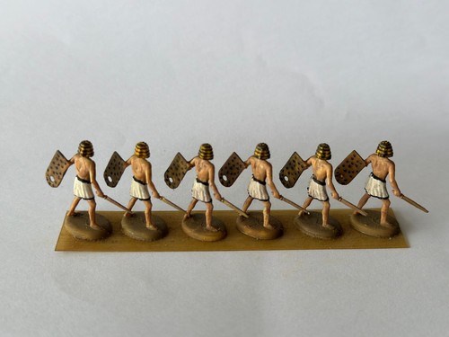 1/72 Altägyptische Infanterie Figuren - 6er Set (bemalt) - Bild 2 von 2