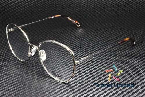 CHLOE CH0039O 003 Rund Silber Havanna Demo Objektiv 54 mm Damenbrille