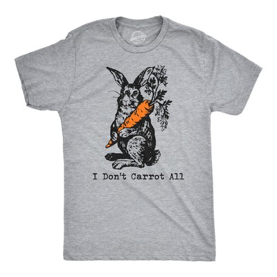 Mens I Dont Carrot All T Shirt Funny 