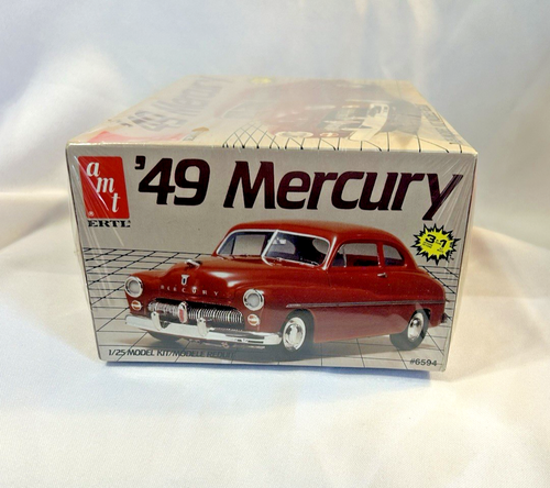 AMT '49 Mercury"3 Options in 1" model kit New in Factory Sealed Box-1984 Edition - Picture 3 of 7