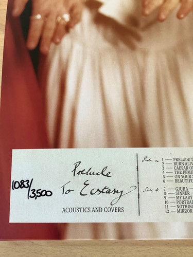 The Last Dinner Party - Prelude To Ecstasy - Sold Out Numbered 2x 12” Vinyl - Picture 4 of 13