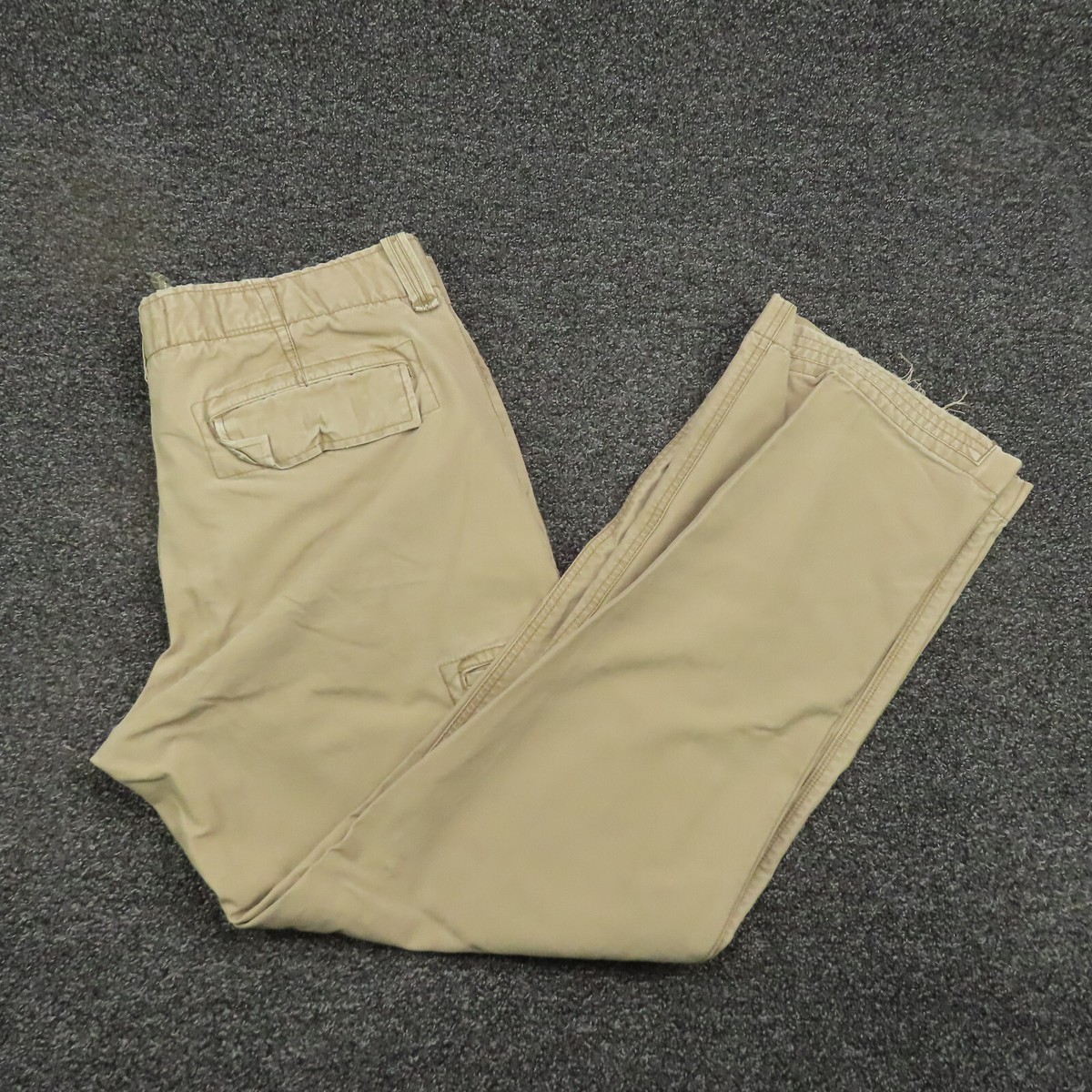 1969 Rugged Khaki Pants Adult 36x34 Chino Straight Cut Regular Fit