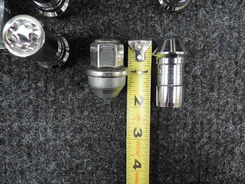 ๐ฉ 2005-2021 CHRYSLER 300 300C OEM ALLOY WHEEL STAINLESS LUG NUTS 14X1.5mm LOCKS - Picture 3 of 7