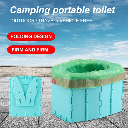 Portable Travel Folding Toilet Potty Urinal Mobile Seat For Camping Long Trips - Picture 5 of 14