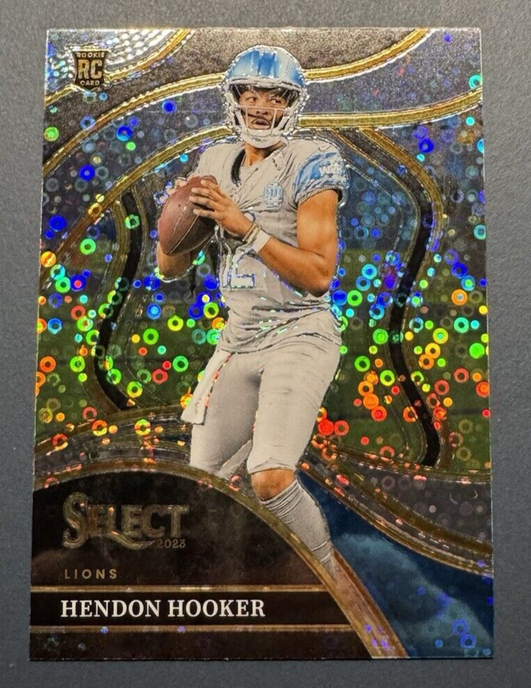 2023 Select Hendon Hooker Disco Prizm Club Level RC #268 Lions