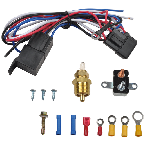 3 Row Radiator+Shroud Fan+Relay For 1968-73 Chevy Nova / 1970-81 Camaro - Bild 8 von 8